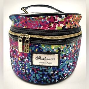 Elizabeth Arden Confetti Makeup Bag Cosmetic Case Travel New Womens Acce…